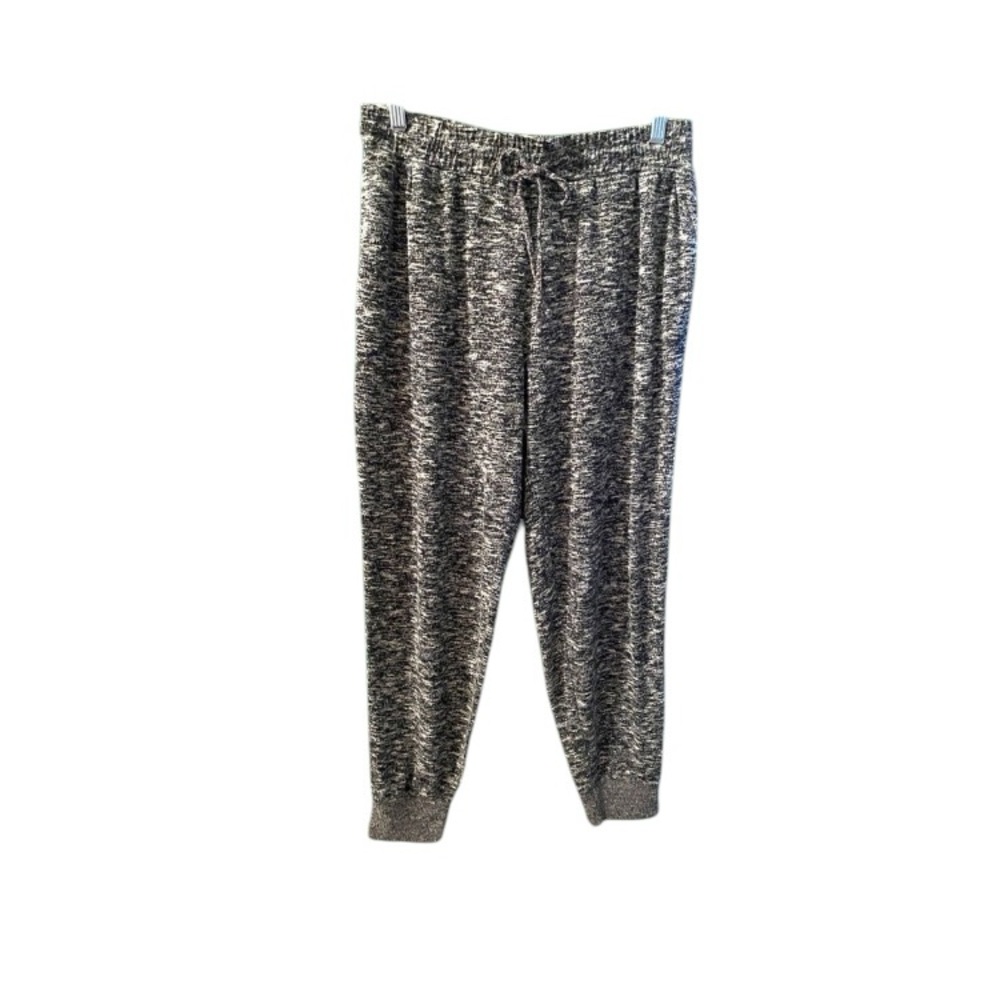 Colsie Cozy Joggers Black Space Dye Size Medium